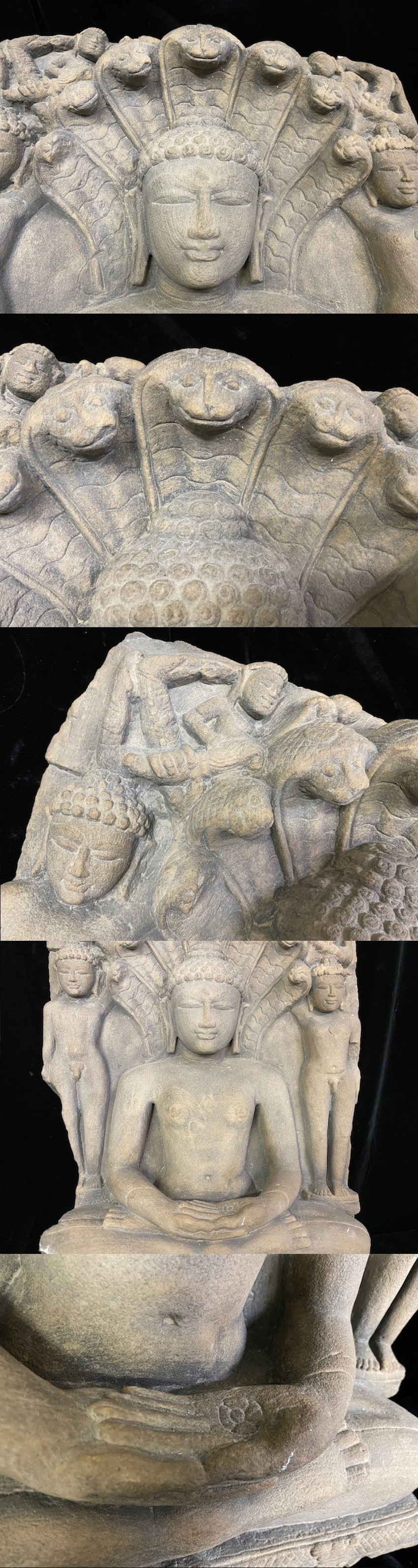 HOT爆買い ヤフオク! - 7～8世紀 ポストグプタ様式 とても珍しいブッダ