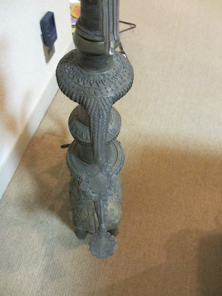 定番SALEインド 寺院のオイルランプ オリッサ州 19世紀中期 博物館レベル その他