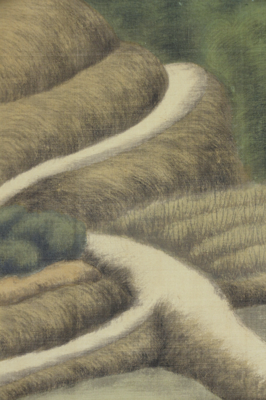 掛軸 竹絵 画家 板橋道人