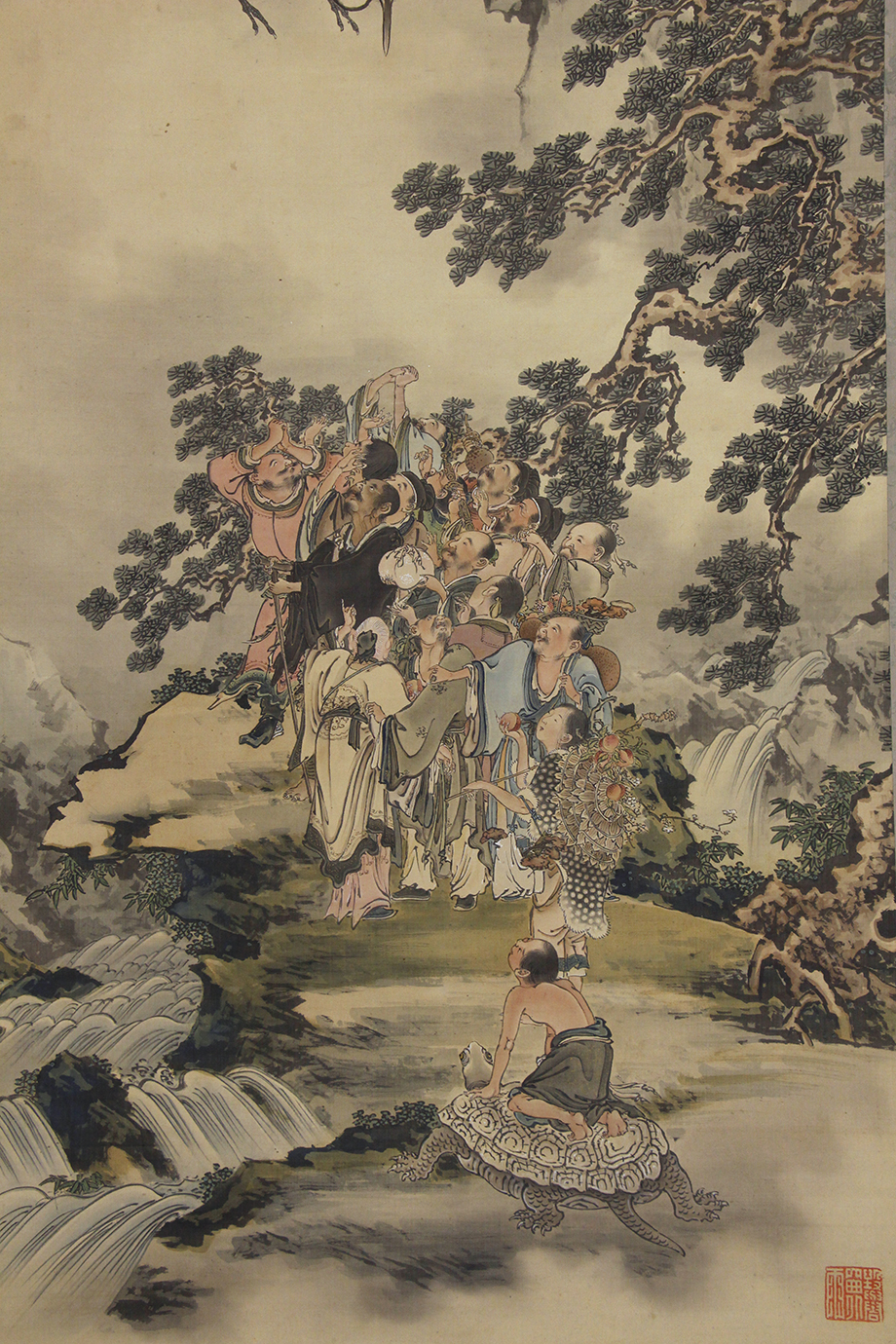 河田小龍美人画掛軸・坂本竜馬に影響与えた土佐幕末の画家