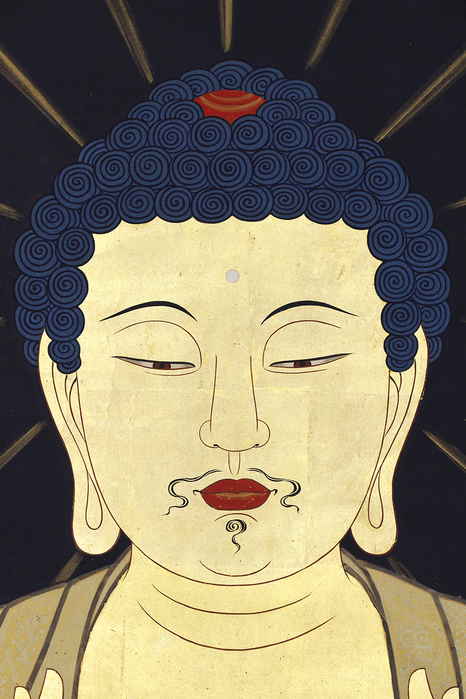 販売本物掛軸「古画 山越阿弥陀図」仏画 仏教美術 来迎図 絵画 掛軸