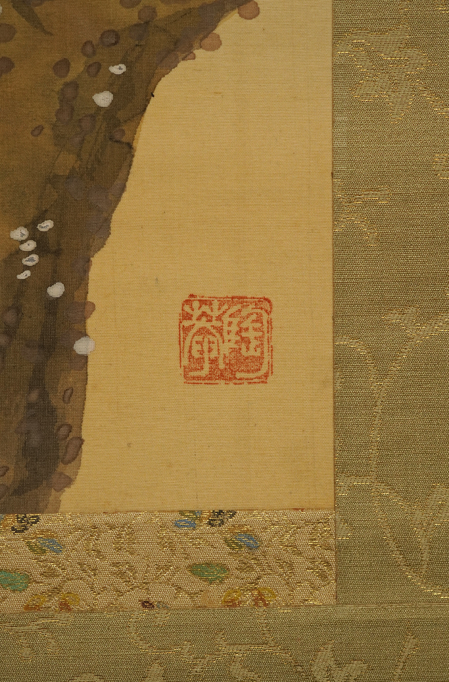 掛軸「堂本印象 清秋」共箱 二重箱 西山翠嶂門下 文化勲章 動物画