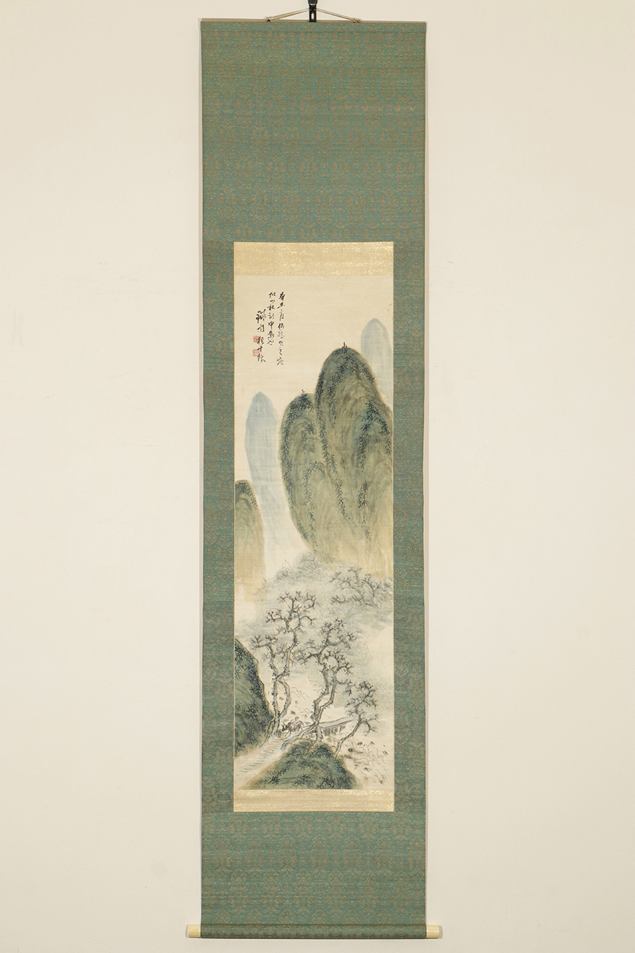 真作】掛軸「富岡鉄斎 寒山図」幕末大正 文人画家 日本南画協会設立 蓮