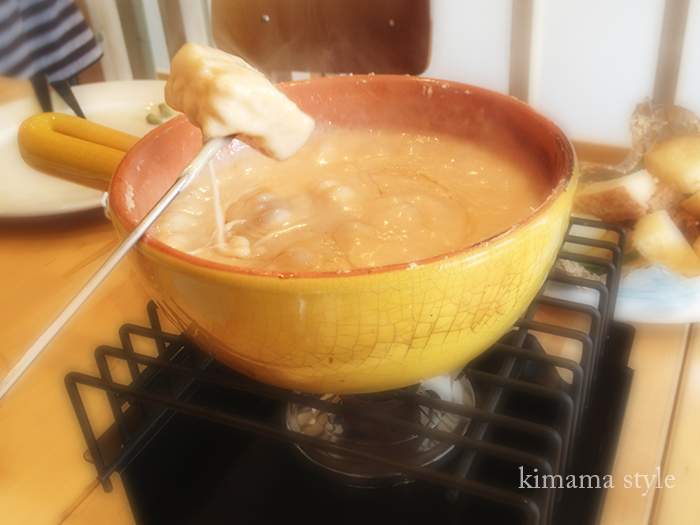 チーズフォンデュ